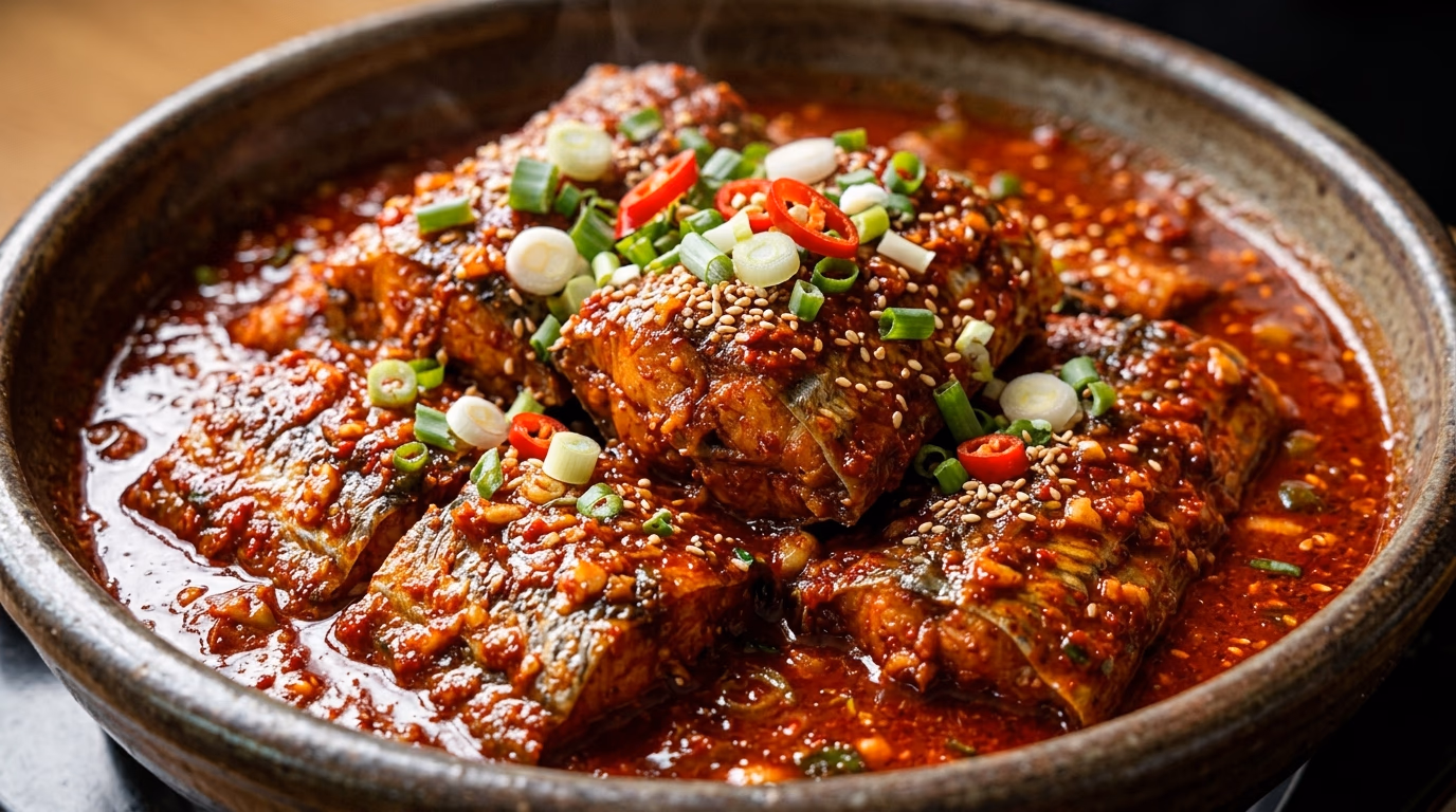 수정횟집 자갈치해안로 시그니처 메뉴 매콤 갈치조림, 매콤달콤 양념에 푹 졸인